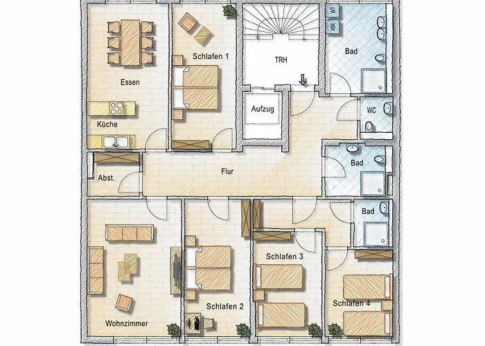 Luxusapartment, Ruettenscheid, Zwei Parkplaetze * Έσσεν