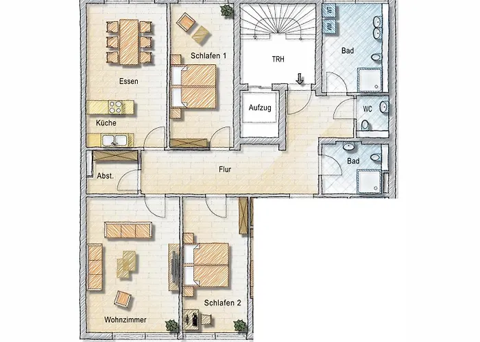 Διαμέρισμα Luxusapartment, Ruettenscheid, Zwei Parkplaetze